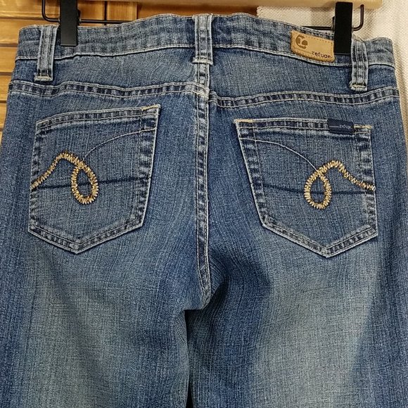 Refuge Jeans with Rhinestone Embellishment Pockets Style: BL-2230CR - Picture 9 of 10